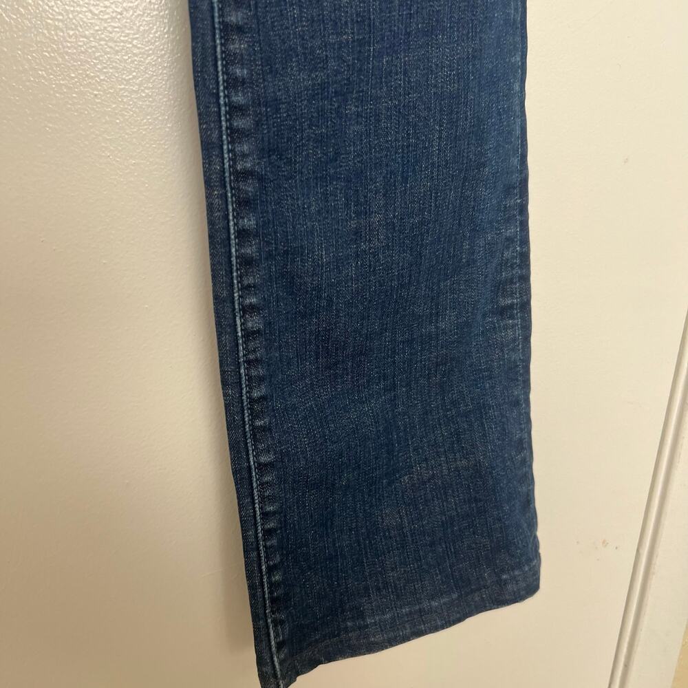 Pilcro No. 27 Full Flare Dark Wash Stretch Denim Jeans Womens Size 27 - Picture 8 of 12